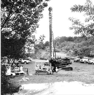 The Texoma Taurus XL drill rig in action.