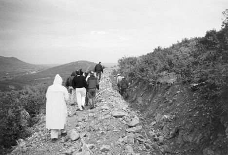 A trench at the Kisladag gold project in Turkey