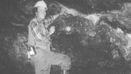 American Bonanza Gold Mining President Brian Kirwin stands underground in the D zone at the Copperstone gold project in Arizona.