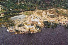 The Bissett mine in Manitoba.