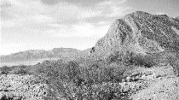 A view of the Hualilan gold property in Argentina in the late 1990s.