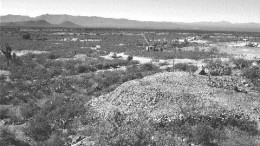 A view of a drill turning on Western Silver's Penasquito silver property in Mexico. The company's 13 concessions cover 379 sq. km in the district.