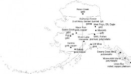 Location of major mineral exploration plays in Alaska.