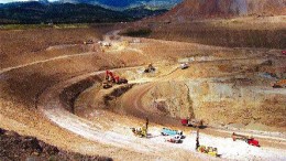 Newmont Mining's Ovacik open-pit gold mine in western Turkey. Newmont has deferred the proposed sale of the mine to Frontier Pacific Mining pending completion of certain permitting requirements.