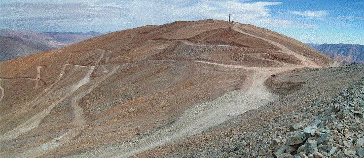 A view of the Regalito zone at Lumina Copper's Regalito copper project in Chile.