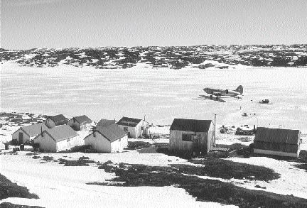 A plane carries supplies and personnel to Wolfden Resources' High Lake camp in Nunavut.