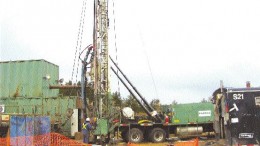 A drill tests the Fort  la Corne diamond project in east-central Saskatchewan. The property is jointly owned by Kensington Resources, De Beers Canada and Cameco.