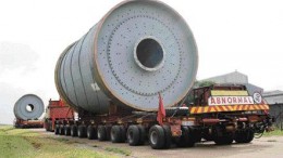 When you're this big, why be normal? A ball mill begins its journey from South Africa to Loulo in Mali.