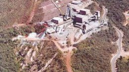 Aerial photo of AngloGold Ashanti's Cuiab gold mine in southeastern Brazil. The mine's expansion will see production rise to 250,000 oz. annually and the mine life extended until 2019.