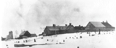 An undated photo from the early days of the Hollinger mine in Ontario.