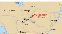 Location of Alto Ventures' Despinassy gold project