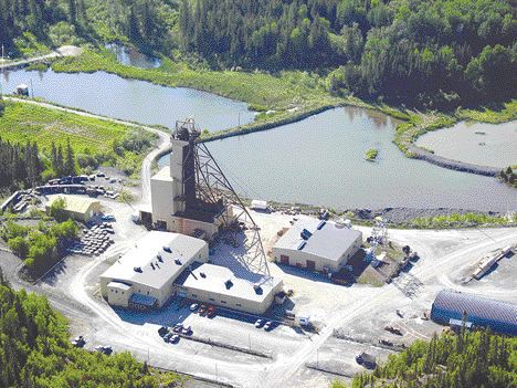 The No. 3 shaft at the past-producing Macassa mine near Kirkland Lake, Ont. Kirkland Lake Gold bought the Macassa mine and a 1,500-ton per day mill along with four past-producing gold properties in December 2001. The properties have historically produced some 22 million ounces of gold.