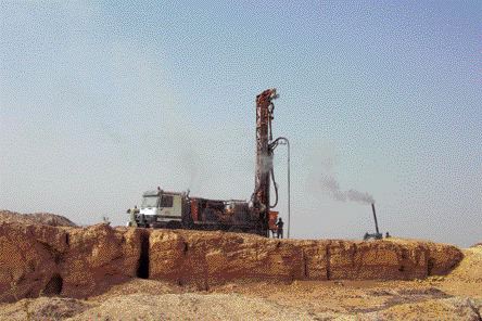 Drilling continues to define the on-strike and down-dip extensions of the main zone on Orezone Resource's Essakan gold property in northeastern Burkina Faso. Essakan is a large sedimentary-hosted deposit.