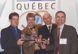 Bill Dennis Prospector of the Year AwardVirginia Gold Mines - Alain Cayer, Jean-Franois Ouellette Paul Archer and Andr Gaumond