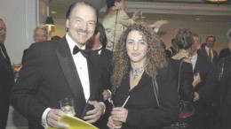 Newmont Mining president Pierre Lassonde with Georgette Zinaty, director of advancement and research in the Department of Civil Engineering at the University of Toronto, during the Canadian Mining Hall of Fame induction ceremony at the Fairmont Royal York Hotel. Lassonde was up to his usual quips as master of ceremonies.