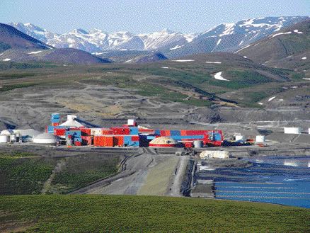 Big Dog: Teck Cominco's fourth-quarter operating profit was a record $700 million, up from $392 million a year earlier. About half the increase was attributed to the Red Dog mine in Alaska (pictured here), where robust zinc prices contributed to a $61-million increase in operating profits.