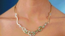 This necklace, donated by True North Gems, raised $11,111 for charity.