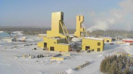 The headframes at Cameco's Cigar Lake uranium mine, situated 660 km north of Saskatoon.