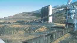 The Elkview coal mine loadout facility in the Elk Valley area of southeastern British Columbia, 15 km from Sparwood. Teck Cominco owns a 39% interest in Elkview through the Elk Valley Coal Partnership, which settled most of its 2006 coal contracts at an average price of US$107 per tonne, versus US$122 in 2005.TECK COMINCO