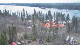 GOLD CANYONThe camp at Gold Canyon's Springpole gold project near Red Lake, Ont., during breakup.