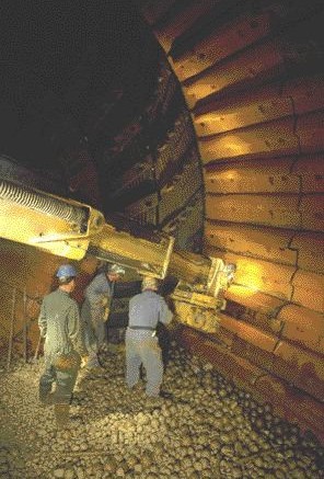 TECK COMINCOA crew re-lines a grinding mill at Teck Cominco's Highland Valley copper mine, 60 km southwest of Kamloops, B.C. The mine contributed to Teck's $3.2 billion in cash underpinning the company's bid for Inco.