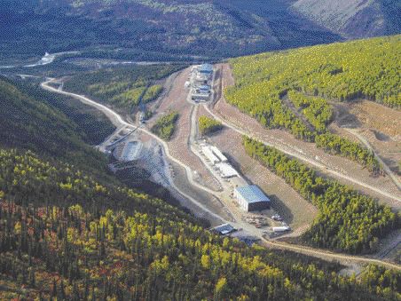 TECK COMINCOAn aerial view of the Pogo gold mine in Alaska. The operation is a joint venture between Teck Cominco and Japan's Sumitomo.