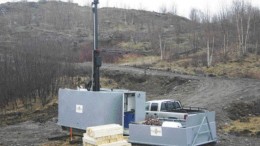 DIANOR RESOURCESCore drilling on a diamond-hosting conglomerate at Dianor Resources' Leadbetter diamond property near Wawa, Ont.