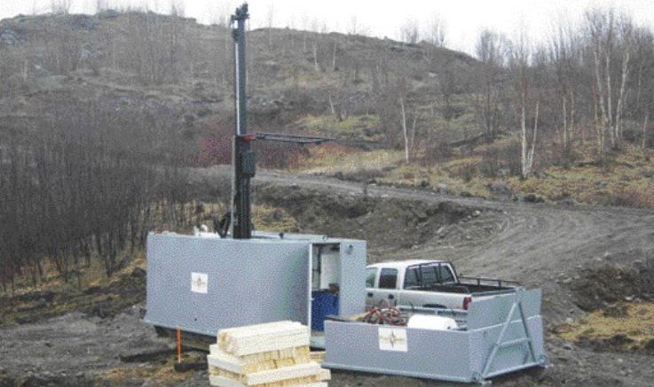 DIANOR RESOURCESCore drilling on a diamond-hosting conglomerate at Dianor Resources' Leadbetter diamond property near Wawa, Ont.