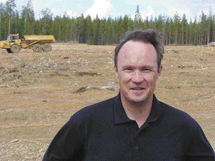 ANTHONY VACCAROAgnico-Eagle's chief executive Sean Boyd stands on the construction site for the Kittil mine in Finland's Far North. The project is slated to cost Agnico US$135 million to build, and is expected to begin producing an average of 150,000 oz. gold annually starting in mid-2008.