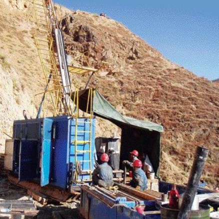 SOUTHWESTERN RESOURCESA drill tests Southwestern Resources' gold exploration project in Yunnan province, China.