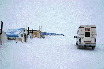 PEREGRINE DIAMONDSThe camp at the Tli Kwi Cho diamond project in the Northwest Territories, 300 km northeast of Yellowknife, where a portion of the 2006 bulk sample that was collected from the main lobe of the DO-27 pipe yielded an average grade of 0.88 carat per tonne. Peregrine is the operator of the project, with a 54.47% ownership stake.PEREGRINE, From Page 1