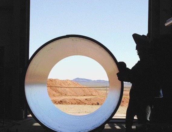 ANTHONY VACCAROA welder at work at Ivanhoe Mines' Oyu Tolgoi copper-gold project in Mongolia.