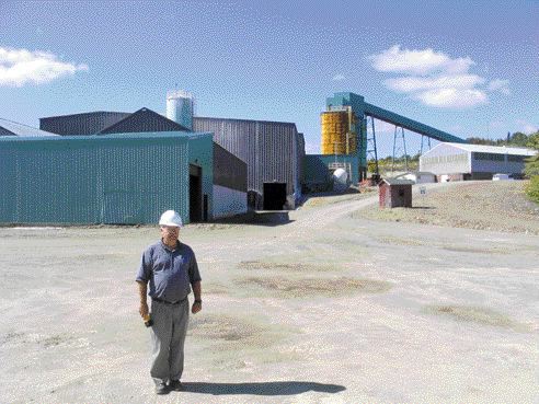 ROB ROBERTSONSafety consultant Gordon Roy provides a tour of the Caribou mill infrastructure during a recent site visit to the property in New Brunswick's Bathurst camp.