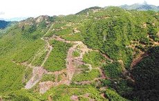 PALMAREJO SILVER AND GOLDAn aerial view of Palmarejo Silver and Gold's Guadalupe gold project in Chihuahua state, Mexico.