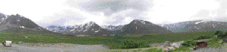 STEPHEN STAKIWFull Metal Minerals' Lucky Shot gold project just north of Anchorage, Alaska. An old processing mill for the high-grade underground gold mine can be seen in the distance.