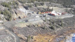 YUKON ZINCAn aerial view of the Upper Portal in the Wolverine camp.