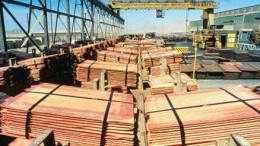 CODELCOBales of copper cathode await shipping from the Codelco Norte operation in Chile.