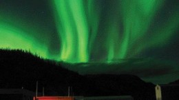 CANADIAN ZINCCanadian Zinc's Prairie Creek lead-zinc project in the Northwest Territories with the northern lights in the background.