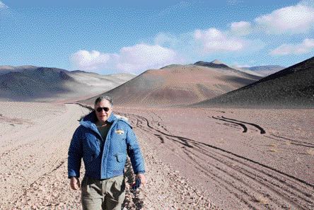 BY STEPHEN STAKIWMansfield Minerals director John Leask at his company's Lindero gold project, in northwestern Argentina.