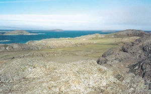 The desolate Twin Peak region at Hope Bay.