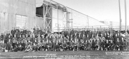 The mining crew in 1937 at Hudson Bay Mining & Smelting Co. Limited's Flin Flon mine in Manitoba.