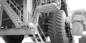 Tire maintenance at Barrick Gold's now solely-owned Cortez project in Nevada.