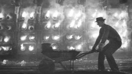 Man at work: Feeding ore into the retort furnace at the Blackwell Zinc smelter, which closed in 1974. Residents of Blackwell, Okla., have banded together in a class-action suit claiming the smelter contaminated their properties with "millions of pounds of toxic, damaging and hazardous waste material."