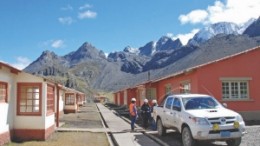 Recently refurbished buildings at Trevali Resources' Santander zinc-lead-silver development project in west-central Peru. The past-producing mine operated from the late 1950s to early 1990s, employing as many as 1,000 workers.