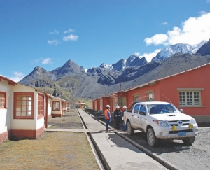 Recently refurbished buildings at Trevali Resources' Santander zinc-lead-silver development project in west-central Peru. The past-producing mine operated from the late 1950s to early 1990s, employing as many as 1,000 workers.