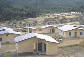 Resettlement at Gold Fields' Tarkwa gold mine in Ghana.