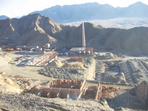 Constructing the new plant at Eldorado Gold's Tanjianshan gold mine in Qinghai province, in western China. The company owns the majority of the project, with Dachaidan Mining and the First Brigade for Geology and Mineral Exploration of Qinghai province holding a 5% stake each.