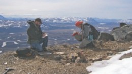 Geologists Bruce Otto and Laura De Grey collect data at the Ambler project, in Alaska. NovaGold Resources has sold its option to acquire 51% of Ambler to Mantra Mining in return for $20 million in shares.