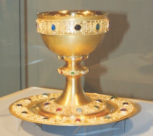 This 1.5-kg chalice, presented to the Pope before a recent open-air mass, was made entirely with gold from Buffalo Gold's Furtei mine, on the island of Sardinia.