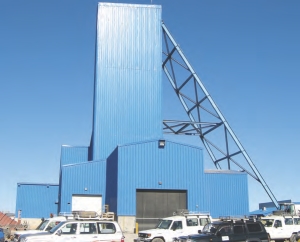 The headframe and shaft at Ivanhoe Mines' Oyu Tolgoi copper-gold project, in Mongolia. In an address at the Denver Gold Forum, Ivanhoe CEO Robert Friedland plugged the virtues of copper, demand for which he sees as rising.